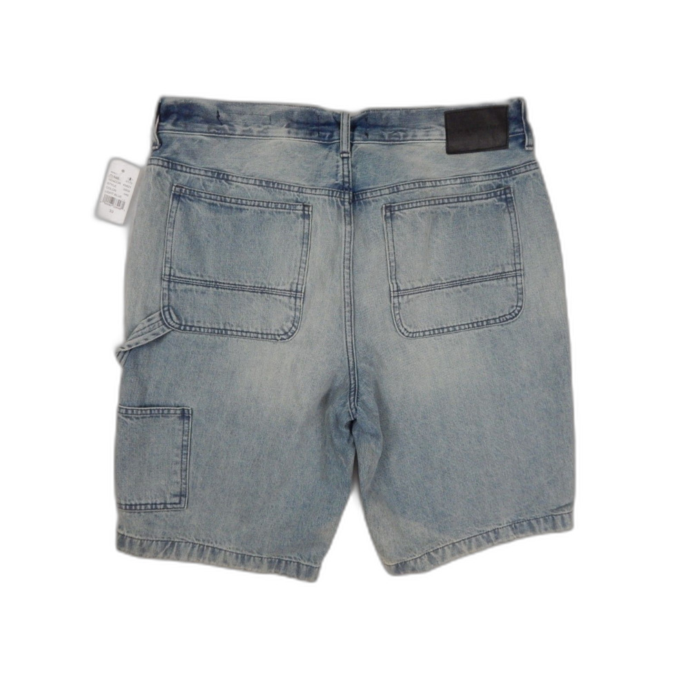 NWT PacSun Relaxed Y2K Jean Shorts Mens 33 Distressed 90's 2000's